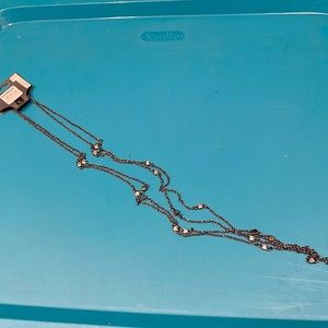 Express long necklace with Stones new with tags